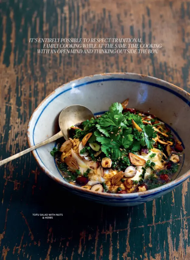  ?? ?? TOFU SALAD WITH NUTS & HERBS