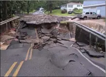  ?? MEDIANEWS GROUP FILE PHOTO ?? A look at storm damage in Rensselaer County last month.