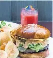  ?? J. Q. LOUISE / BOSTON HERALD ?? YUMMY: A burger From Alden &amp; Harlow.