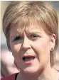  ??  ?? TWO-HORSE RACE? Between Sturgeon’s SNP and May’s Tories