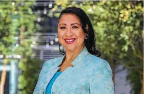  ?? Karen Warren / Staff photograph­er ?? In Laura Murillo’s tenure leading the Houston Hispanic Chamber of Commerce, membership has grown from 400 to 4,000.