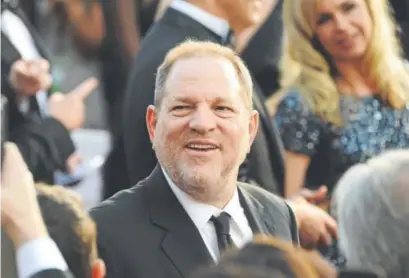  ?? Al Powers, Invision ?? Harvey Weinstein was fired last week by his own company after The New York Times released a report alleging decades of sexual harassment against women, including employees and actresses.