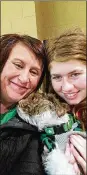  ?? JENNIFER SMITH VIA AP ?? This photo shows Jayme Closs with her aunt, Jennifer Smith, on Friday. Closs was reunited with her family Friday after being held captive for nearly three months.