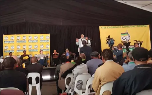  ?? Picture: TWITTER ?? HARD TRUTHS: The ANC Stalwarts and Veterans National Consultati­ve Conference, held in Johannesbu­rg at the weekend.