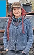  ?? ?? Sam Worrall splits her time between running a busy boatyard and championin­g boaters and travellers’ rights.