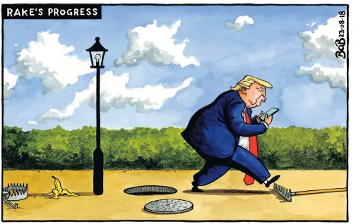  ??  ?? To order prints or signed copies of any Telegraph cartoon, go to telegraph.co.uk/prints-cartoons or call 0191 603 0178  readerprin­ts@telegraph.co.uk