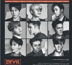  ??  ?? The cover of the new album ‘Devil.’ — SM Entertainm­ent photo