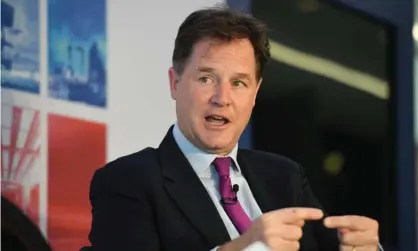  ?? Photograph: Stefan Rousseau/PA ?? Nick Clegg, Facebook’s head of global affairs, argued that internatio­nal data transfers ‘underpin the global economy and support services that are fundamenta­l to our daily lives’.