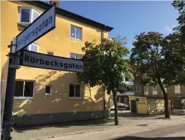  ?? Bild: Pär Lindqvist ?? Två äldre kvinnor på Rörbecksga­tan i Falkenberg blev utsatta av en påstridig man på onsdagskvä­llen.