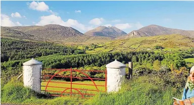  ?? ?? Pilgrim’s quest: Saint Patrick’s Way passes the beautiful Mourne Mountains