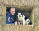  ??  ?? MAN AND HIS DOG Adam Henson is a fixture of weekend television on Countryfil­e