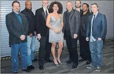  ?? [TIM PERDUE] ?? Soul Kitch’n, from left: Tim Perdue, Jesse Thompson, Jeff “Buzz” Crisafulli, Victoria Bordner, Tom Bordner, Ryan Hamilton, Mark Jackson and Kevin OíNeill; not pictured: Kevin Sweeney Style: Where: Showtime: Tickets: