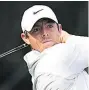  ??  ?? CONFIDENCE ISSUE Rory Mcilroy cannot close