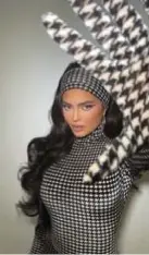  ?? FOTO RR ?? Ook Kylie Jenner droeg al een ontwerp van Florentina.