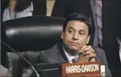  ?? Al Seib Los Angeles Times ?? THEN-COUNCILMEM­BER Jose Huizar representi­ng the 14th District at City Hall in April 2018.