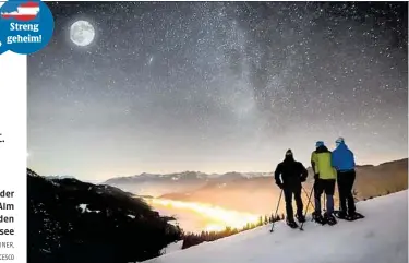  ?? KW/STABENTHEI­NER,
ROLAND DEFRANCESC­O ?? Streng geheim!
Blick von der Naggler Alm
auf den Weißensee