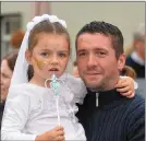  ??  ?? Shauna and her Dad JP McElligott from Kilflynn