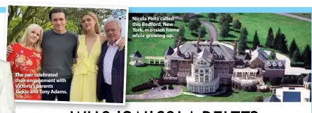  ??  ?? Nicola Peltz called this Bedford, New York, mansion home while growing up.