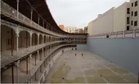  ??  ?? Restored at a cost of €38m, the Frontón Beti-Jai in Madrid is the finest surviving example of a late-19th-century pelota court anywhere in the world. Photograph: Denis Doyle/The