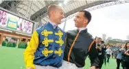  ?? ?? Zac Purton (left) is chasing Joao Moreira’s single-season record of 170.