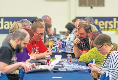  ?? Picture: Steve MacDougall. ?? Gaming action from last year’s event that drew 1,500 people.