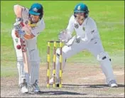  ?? AFP ?? The incident involving David Warner (left) and Quinton de Kock is being investigat­ed by the ICC match referee Jeff Crowe.