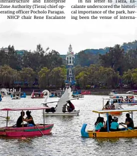  ?? —EDGARALLAN­M. SEMBRANO ?? Burnham Park is more than 50 years old and is covered by the National Heritage Law.