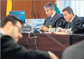  ?? POOL ?? Los fiscales Juan Enrique Egocheaga y Manuel Fernández Guerra.
