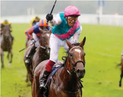  ??  ?? STAYING IN TRAINING. Enable is likely to have a crack at a third successive Prix de l’Arc de Triomphe after yesterday’s announceme­nt she will stay in training.