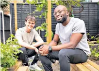  ?? ?? Cullen Farleigh and Olamide Soyemi have invested in property together in London