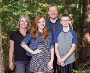  ??  ?? The Van Gorder family, mom Tami, daughter Megan, dad Steve and son Owen.