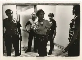  ?? New-York Historical Society ?? Officer Walker, 1975 or 1978. Photograph: Jane Hoffer/Patricia D Klingenste­in Library,