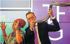  ?? Picture: MOELETSI MABE ?? BLOWING HIS HORN: Anthony Thunstrom, chief financial officer at TFG, says the group is looking for acquisitio­ns around the world