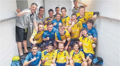  ?? FOTO: VEREIN ?? Die A-Jugend der HSG Konstanz spielt in der kommenden Saison in der A-Jugend-Bundesliga.