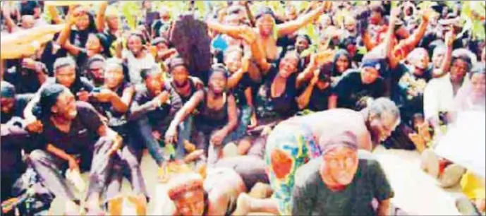  ??  ?? Plateau Women Protesting against the Killings of their People