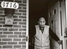  ?? Kendall Warner / Associated Press ?? Alfred Farrar, a former Tuskegee Airman, is shown Dec. 9 at his home in Lynchburg, Va. Farrar died Sunday only days before a ceremony planned to honor his service. He would have turned 100 years old on Dec. 26.