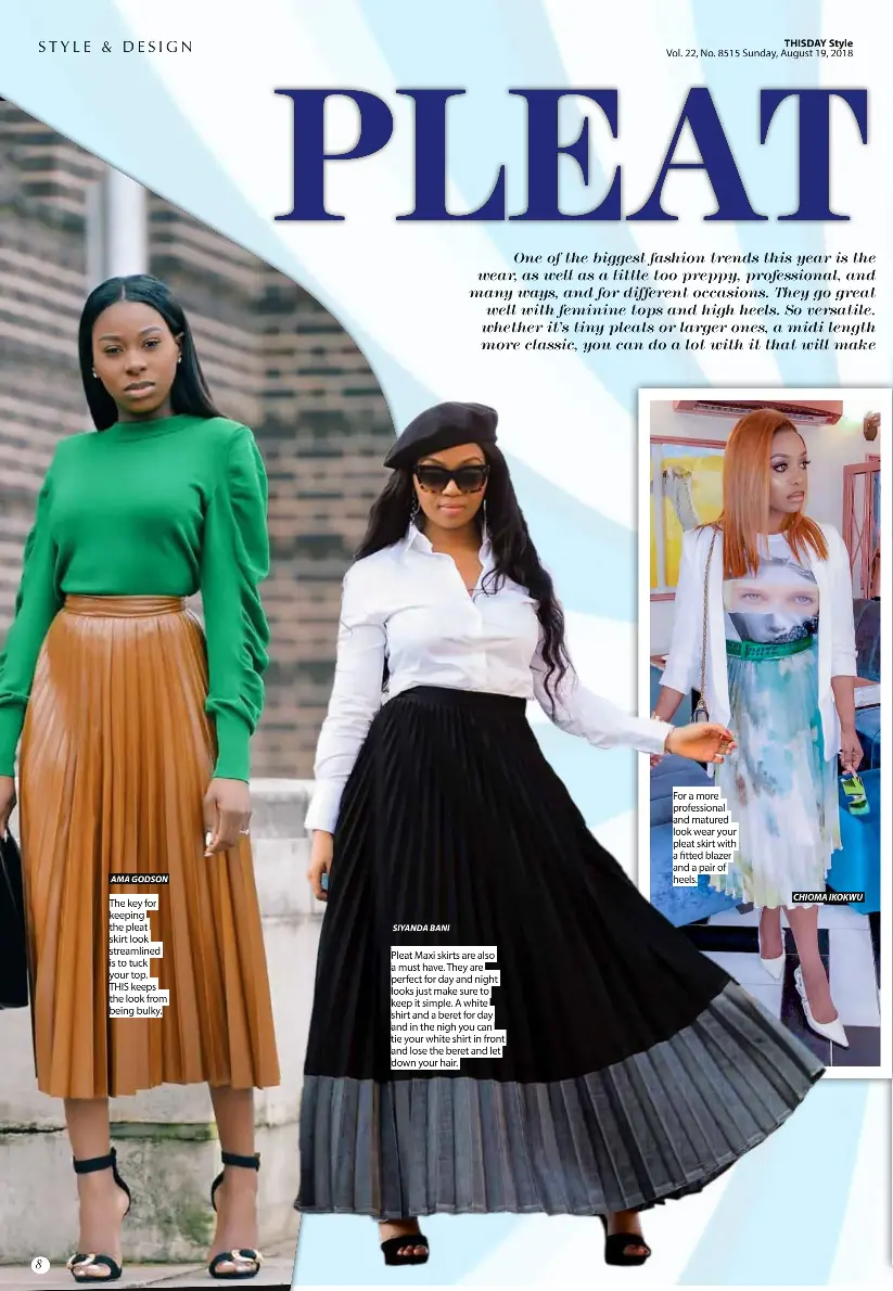 PLEAT SKIRTS - PressReader