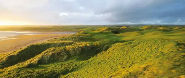  ?? The 7th hole on the The Old Course at Lahinch ?? The Arnold Palmer Cup is supported by the Arnold and Winnie Palmer Foundation. ArniesArmy.org