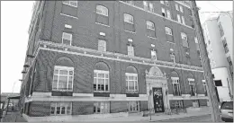  ?? [FRED SQUILLANTE/DISPATCH] ?? The Salesian Boys and Girls Club building is on the Columbus Landmarks “most endangered” list. It was built in 1925.