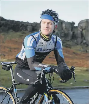  ??  ?? The Burley in Wharfedale Dimension Date rider is very familiar with parts of next year’s Tour de Yorkshire course and would love to win at the Cow and Calf in Ilkley. SCOTT THWAITES: PICTURES: BRUCE ROLLINSON