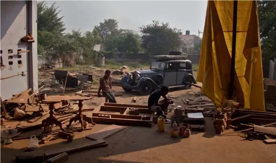  ??  ?? Road trip (from top) Romantic
Road sees London lawyer Rupert Grey and his wife Jan interact with locals as they cross India in a battered Rolls Royce en route to a human rights festival in Bangladesh; Richard E Grant explores parts of Europe that inspired authors such as Robert Harris