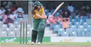 ?? Picture: GALLO IMAGES/MICHAEL SHEEHAN ?? WORLD SHOWCASE: Proteas all-rounder Suné Luus is set to assume the role of captain as her side gets ready for the ICC Women’s T20 World Cup from next week.