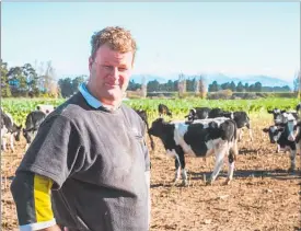  ??  ?? PROJECT PARTICIPAN­T: Takapau-based feedlot farmer and agricultur­al contractor Rob Foley.