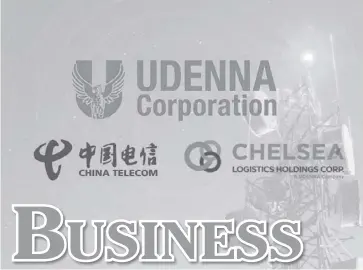  ?? UNBOX.PH ?? Mislatel Consortium is a joint venture between Davao City-based Udenna Corp. with its subsidiary Chelsea Logistics Holdings Corp. and state-owned China Telecom.