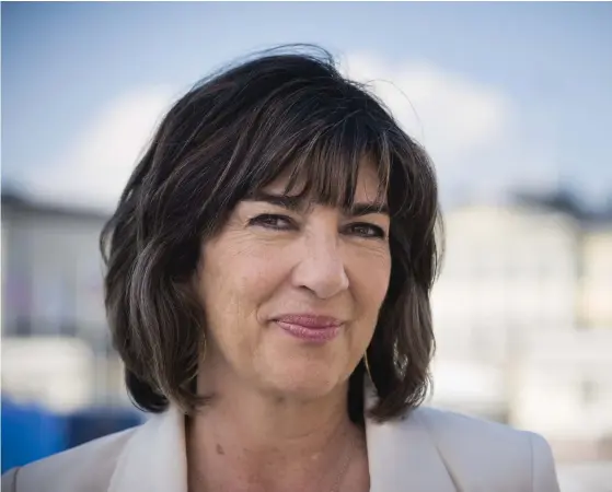  ?? FOTO: EMMA GRöNQVIST ?? Själva idén att stora allianser fattar gemensamma beslut tillsamman­s går emot hela Trumps grundfilos­ofi, säger CNN-journalist­en Christiane Amanpour.