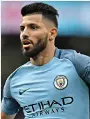  ??  ?? KEY ROLE: Aguero will be City’s first line of defence