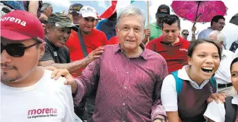  ?? ESPECIAL ?? AMLO, presidente de Movimiento de Regeneraci­ón Nacional.