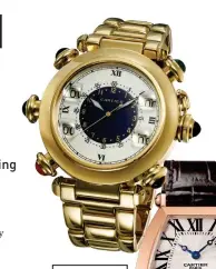  ??  ?? Cartier Vintage consists of a selection of restored watches from the 1970s to the 2010s.