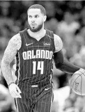  ?? TONY DEJAK/ASSOCIATED PRESS ?? Magic guard D.J. Augustin played a season-high 35 minutes against Atlanta. He averages only 20.4 minutes.