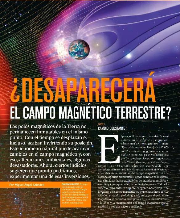 Desaparecerá magnético terrestre? PressReader